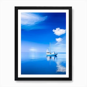 Boat Waterscape Photography 1 Art Print