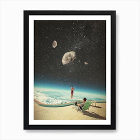 Summer With A Chance Of Asteroids Art Print