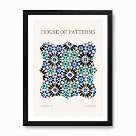 Tile Pattern Poster 20 Art Print