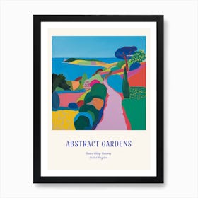 Colourful Gardens Tresco Abbey Gardens United Kingdom 4 Blue Poster Art Print