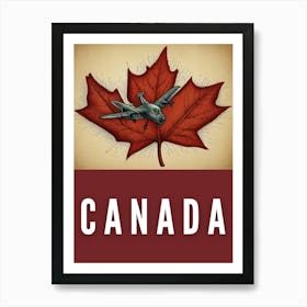 Canadian Maple Leaf 1 Art Print