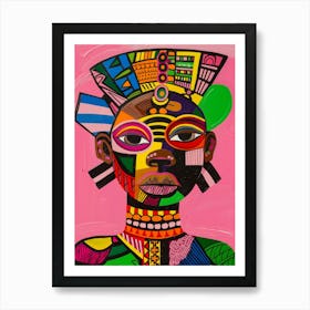 African Girl Art Print