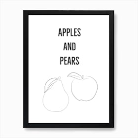 Apples And Pears Art Print