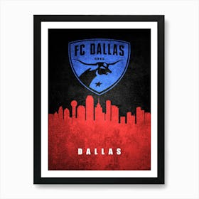 Fc Dallas 1 Art Print