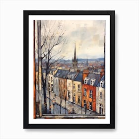 Winter Cityscape Dublin Ireland 2 Art Print