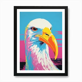 Andy Warhol Style Bird Albatross 2 Art Print