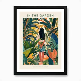 In The Garden Poster San Diego Botanical Garden 2 Art Print