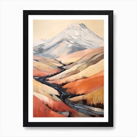 Geal Charn Alder Scotland 1 Mountain Painting Affiche