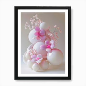 Bubble asbtraction Art Print