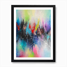 Neon Mirage Art Print