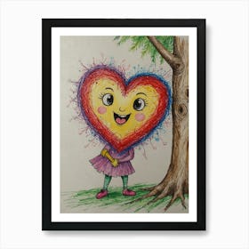 Heart Of Love 59 Art Print