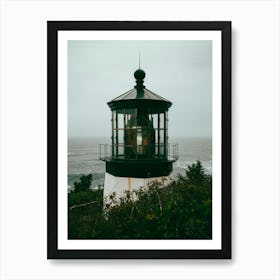 Oregon Lighthouse Art Print