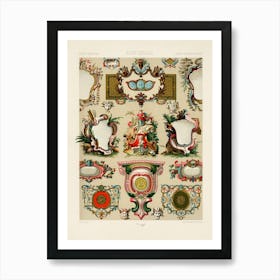 18th Century Pattern, Albert Racine (2) 1 Art Print