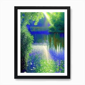 Claude Monet Foundation Gardens, 1,  France Classic Painting Art Print