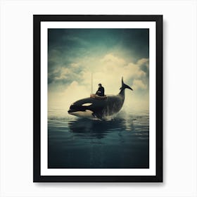 Orca Whale Art Print