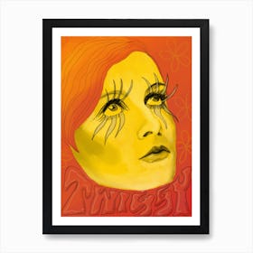 Twiggy Art Print