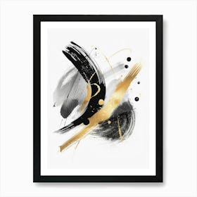 Abstract Brushstrokes Canvas Print 14 Art Print