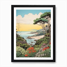 Iriomote Island In Okinawa, Ukiyo E Drawing 3 Art Print