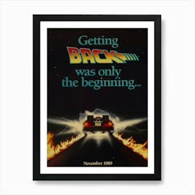 Back To The Future Movies 1 Art Print