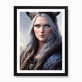 Viking Girl 1 Art Print