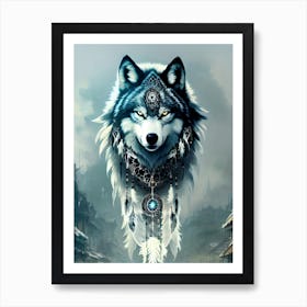 Wolf art 10 Art Print