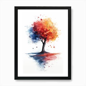 Autumn Tree Art Print