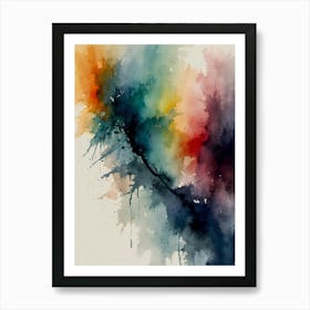 Abstract Watercolor Painting 34 Poster