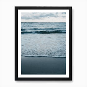 Morning Moment At The Beach Pastel Colour Ocean Photography Art Print