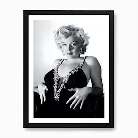 Marilyn Monroe Beautiful Sensual Art Print