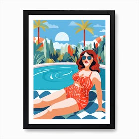 Body Positivity Sunshine Days Illustration 5 Art Print