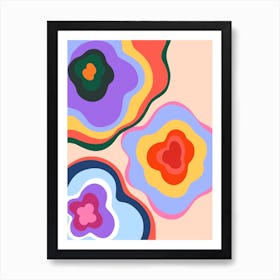 Flower Bunch Art Print