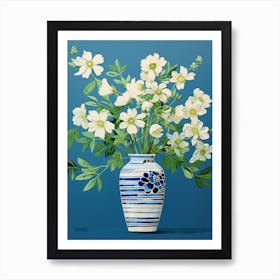 Flowers In A Vase Still Life Painting Floral Bouquet 1 Art Print