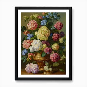 Hydrangea Painting 1 Flower Art Print