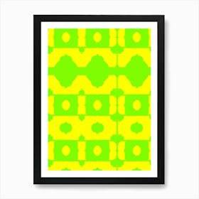 Yellow And Green Art Print