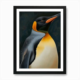 King Penguin Cooper Bay Colour Block Painting 3 Art Print