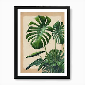 Monstera Ii Canvas Print Art Print