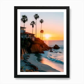 California Dreaming - Laguna Beach Sunrise Art Print