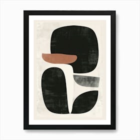 Maniitsoq Stone Park Bauhaus Minimalist Art Print