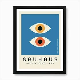 Bauhaus eye exhibiton poster Art Print