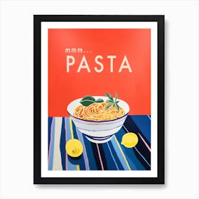 Matisse Inspired Pasta Italy Poster Art Print