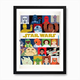 Star Wars Poster 5 Art Print