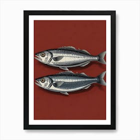 Two Sardines 2 Art Print