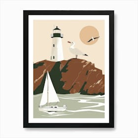 Lighthouse Canvas Print Art Print