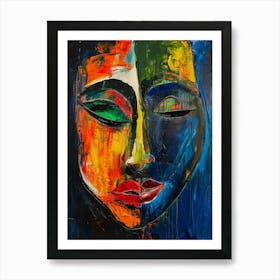 Face Of A Woman 27 Art Print