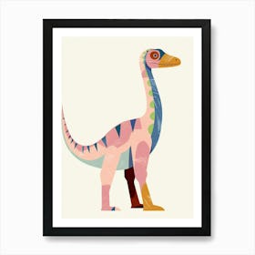 Nursery Dinosaur Art Eoraptor 1 Art Print