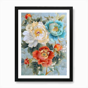 Peony Painting 5 Art Print