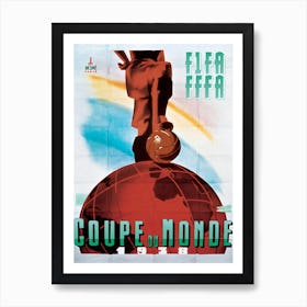 1938 Fifa Worldcup Poster Art Print