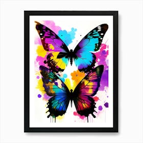 Colorful Butterflies 125 Art Print