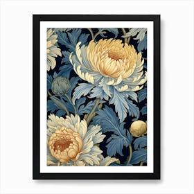 Chrysanthemums 2 Art Print