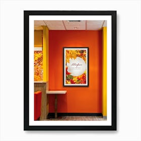 A Seamless Presentation Of Signs Set In An Abbot Point Style Reception Design With Warm Autumn Colo (1) 1 Art Print